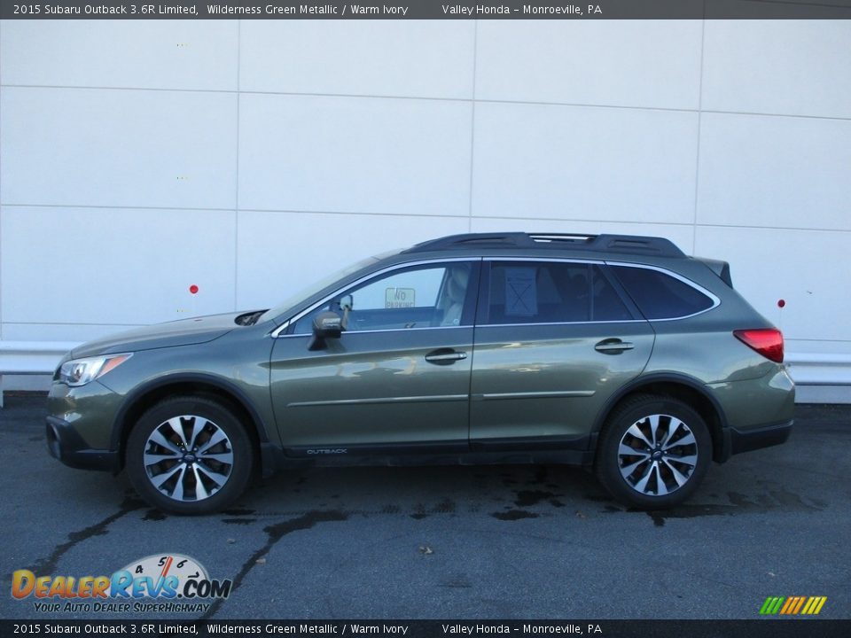 Wilderness Green Metallic 2015 Subaru Outback 3.6R Limited Photo #1