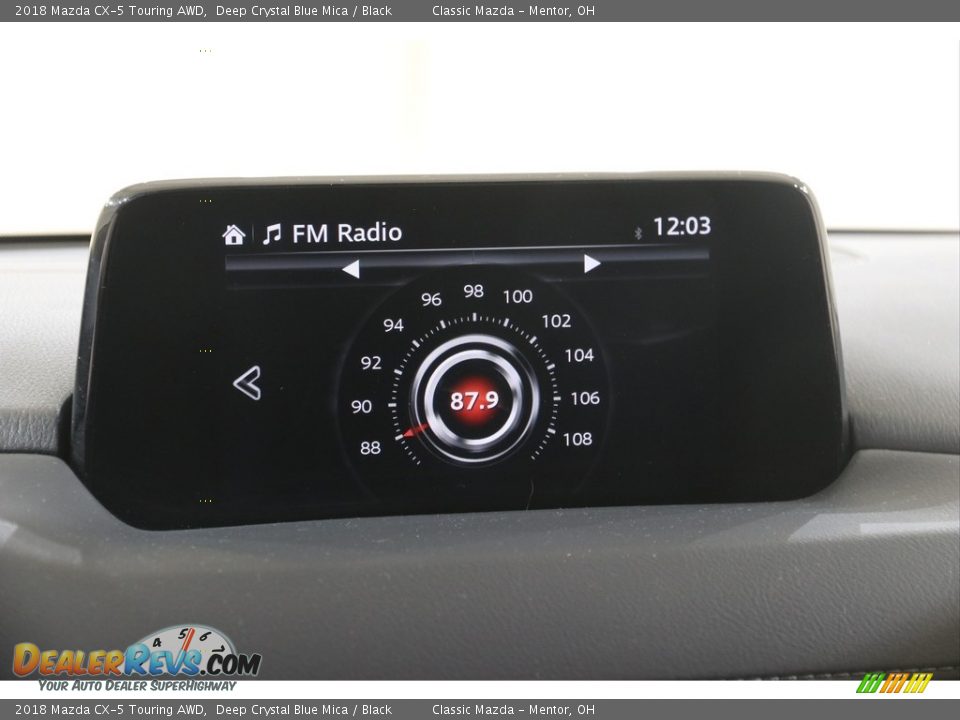 2018 Mazda CX-5 Touring AWD Deep Crystal Blue Mica / Black Photo #12
