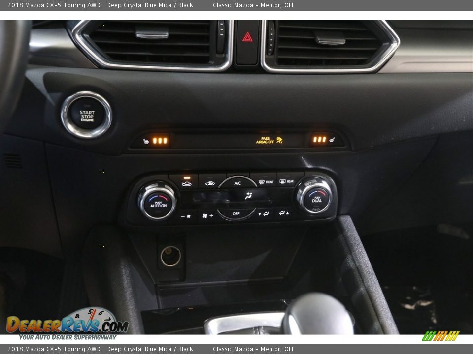 2018 Mazda CX-5 Touring AWD Deep Crystal Blue Mica / Black Photo #14