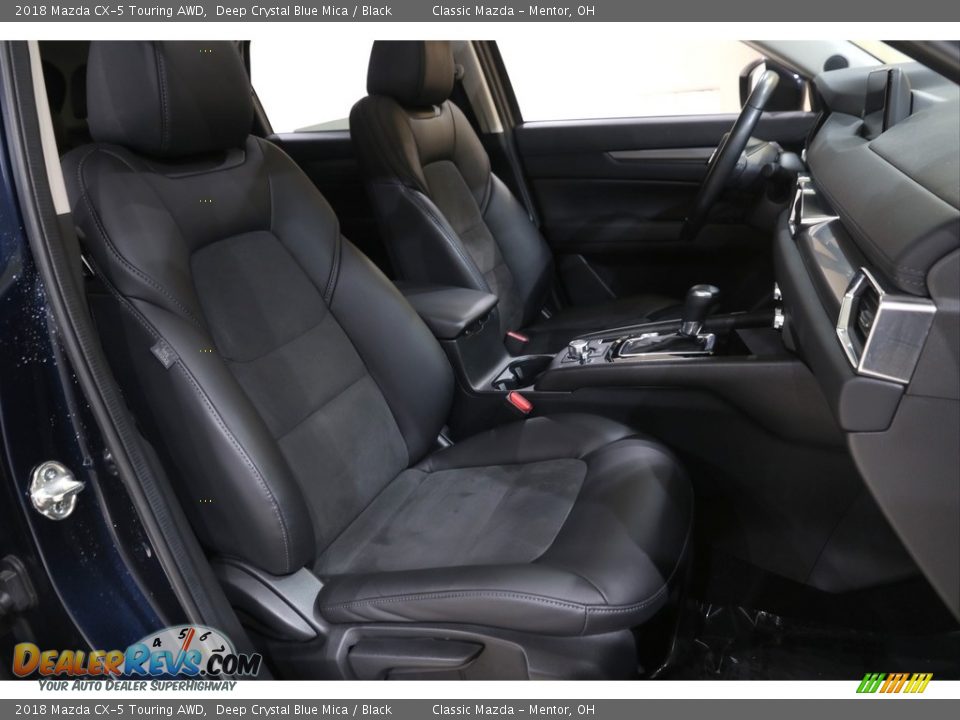 2018 Mazda CX-5 Touring AWD Deep Crystal Blue Mica / Black Photo #16