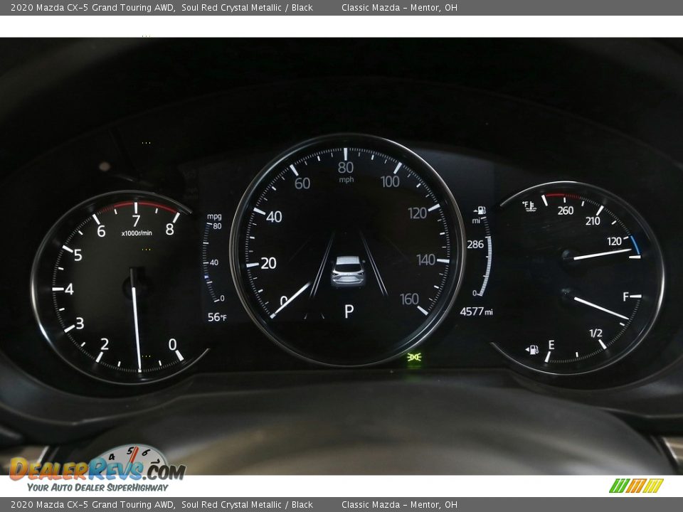 2020 Mazda CX-5 Grand Touring AWD Soul Red Crystal Metallic / Black Photo #8