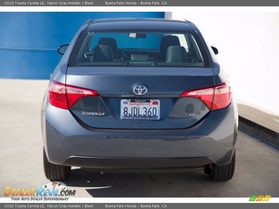 2019 Toyota Corolla LE Falcon Gray metallic / Black Photo #11