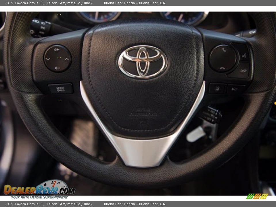 2019 Toyota Corolla LE Falcon Gray metallic / Black Photo #15