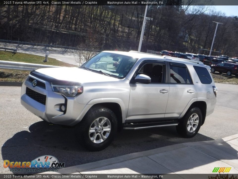 2015 Toyota 4Runner SR5 4x4 Classic Silver Metallic / Graphite Photo #12