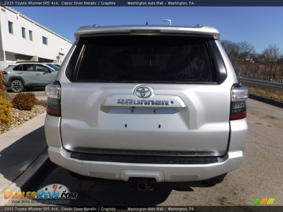 2015 Toyota 4Runner SR5 4x4 Classic Silver Metallic / Graphite Photo #15