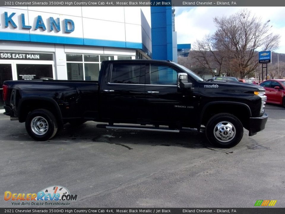 2021 Chevrolet Silverado 3500HD High Country Crew Cab 4x4 Mosaic Black Metallic / Jet Black Photo #1