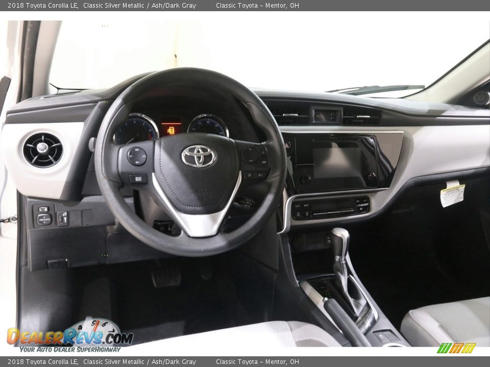 2018 Toyota Corolla LE Classic Silver Metallic / Ash/Dark Gray Photo #6