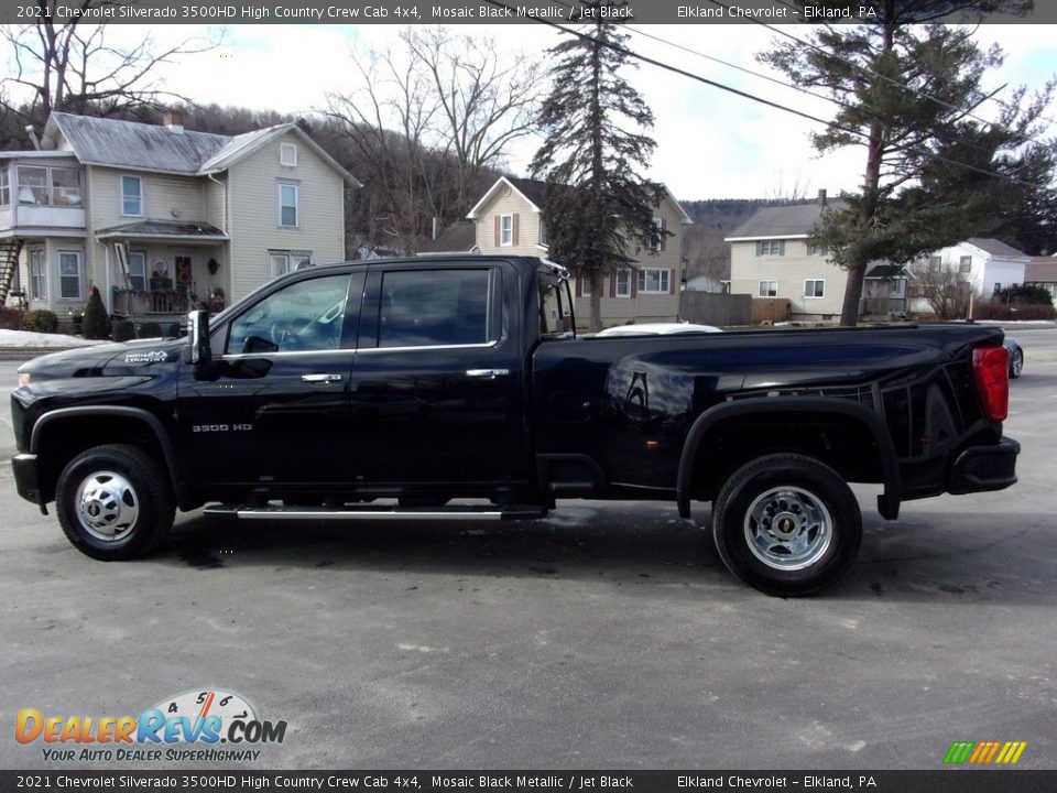 2021 Chevrolet Silverado 3500HD High Country Crew Cab 4x4 Mosaic Black Metallic / Jet Black Photo #5