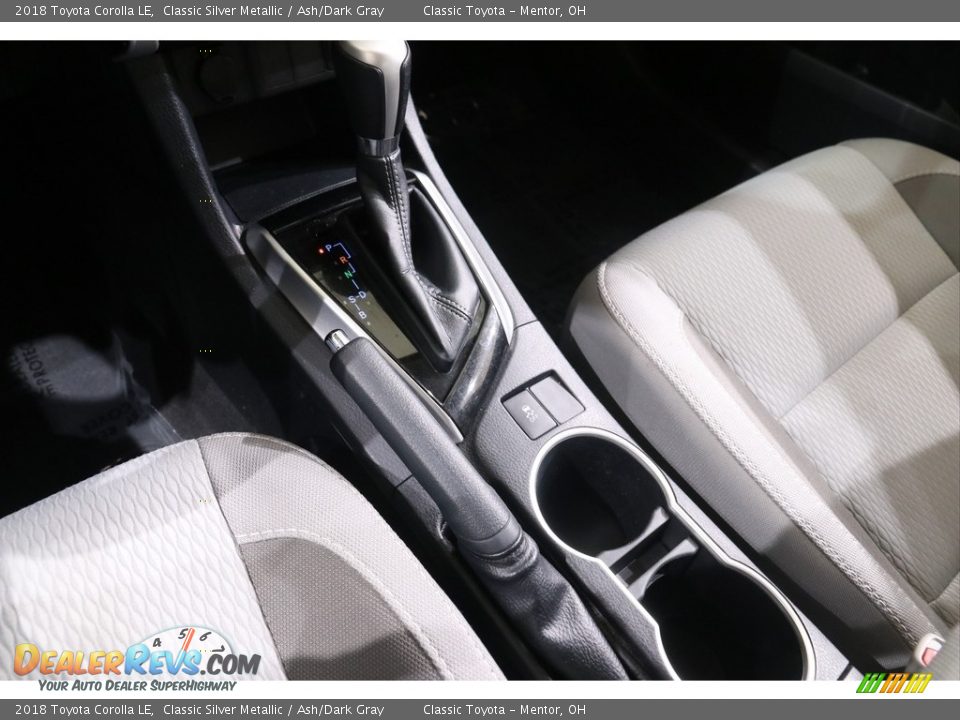 2018 Toyota Corolla LE Classic Silver Metallic / Ash/Dark Gray Photo #13