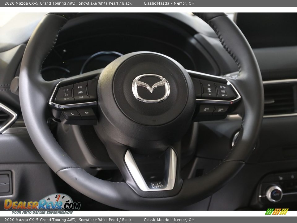 2020 Mazda CX-5 Grand Touring AWD Snowflake White Pearl / Black Photo #7