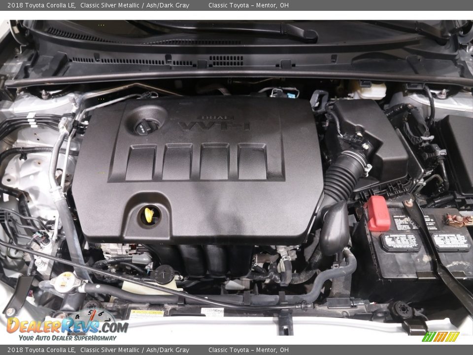 2018 Toyota Corolla LE Classic Silver Metallic / Ash/Dark Gray Photo #19