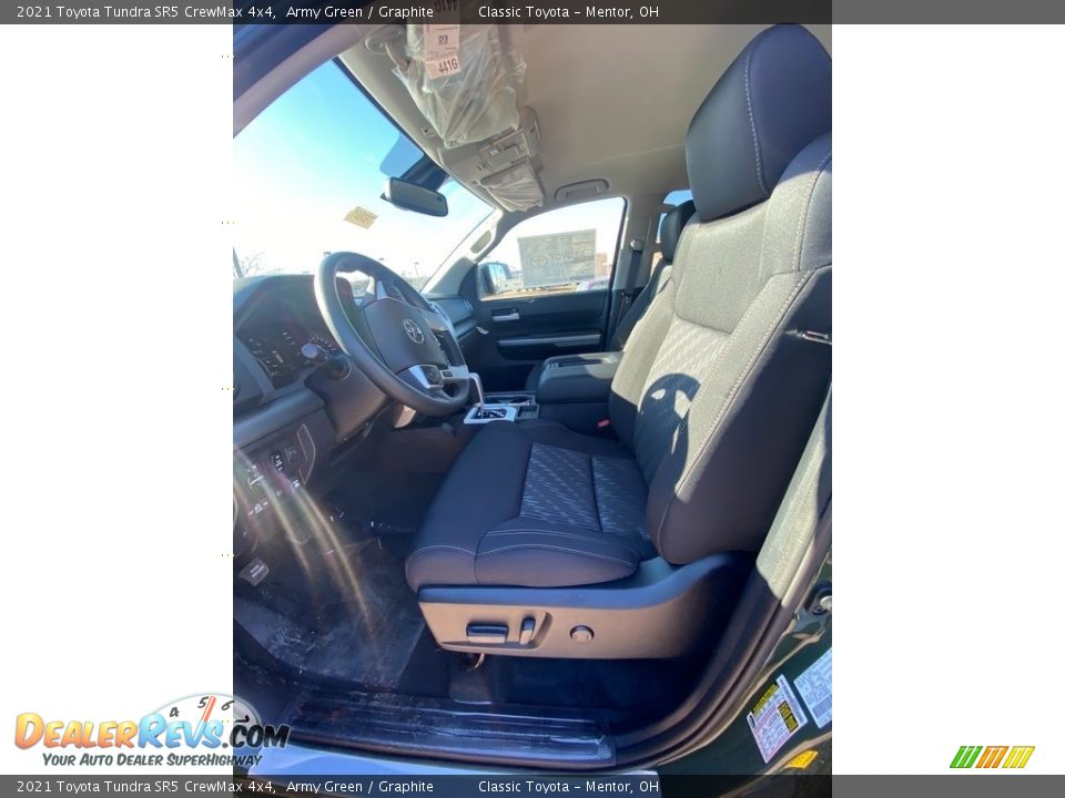 2021 Toyota Tundra SR5 CrewMax 4x4 Army Green / Graphite Photo #2