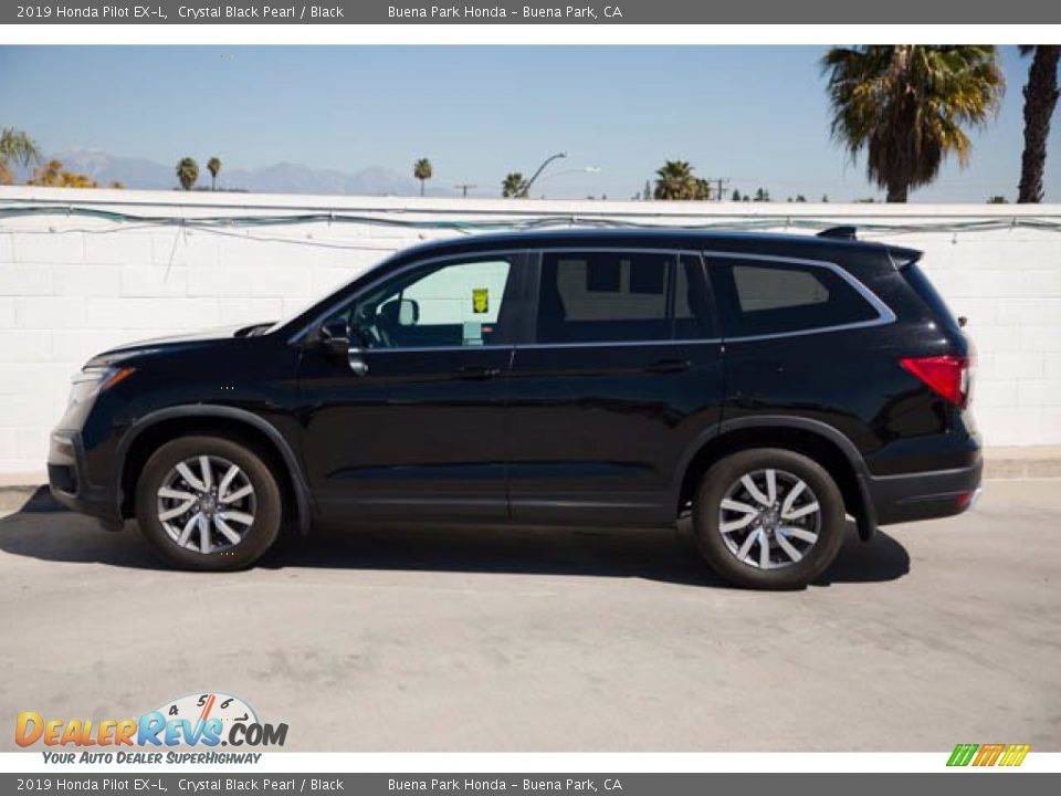 2019 Honda Pilot EX-L Crystal Black Pearl / Black Photo #10