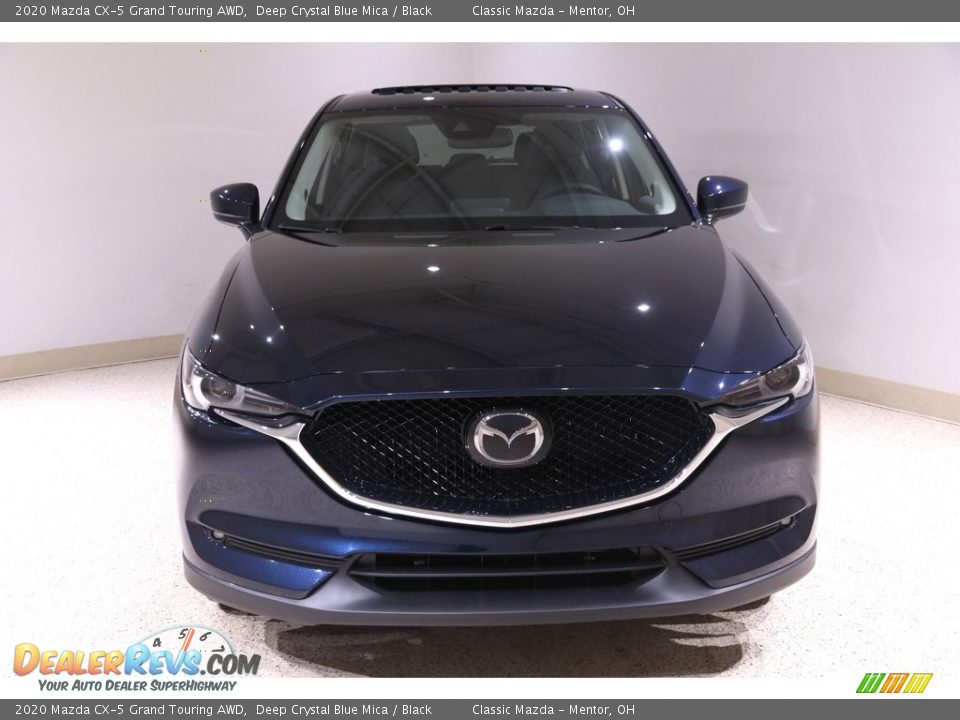 2020 Mazda CX-5 Grand Touring AWD Deep Crystal Blue Mica / Black Photo #2