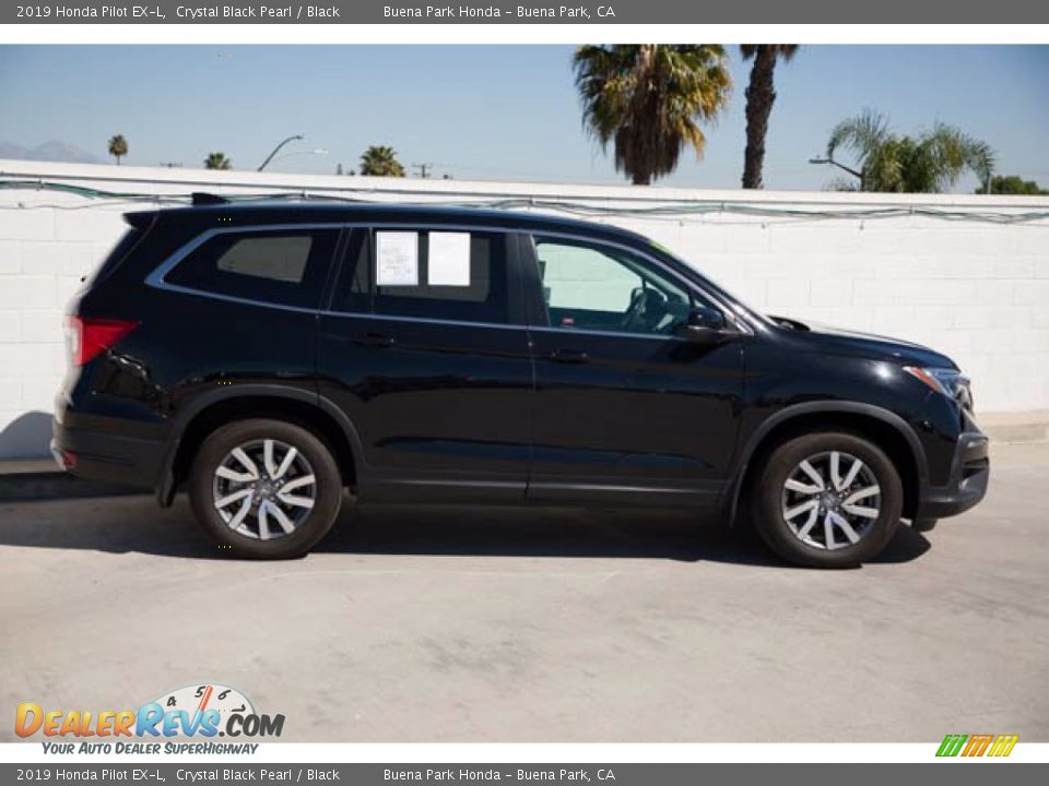 2019 Honda Pilot EX-L Crystal Black Pearl / Black Photo #14