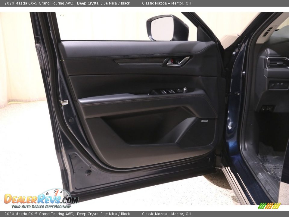 2020 Mazda CX-5 Grand Touring AWD Deep Crystal Blue Mica / Black Photo #4