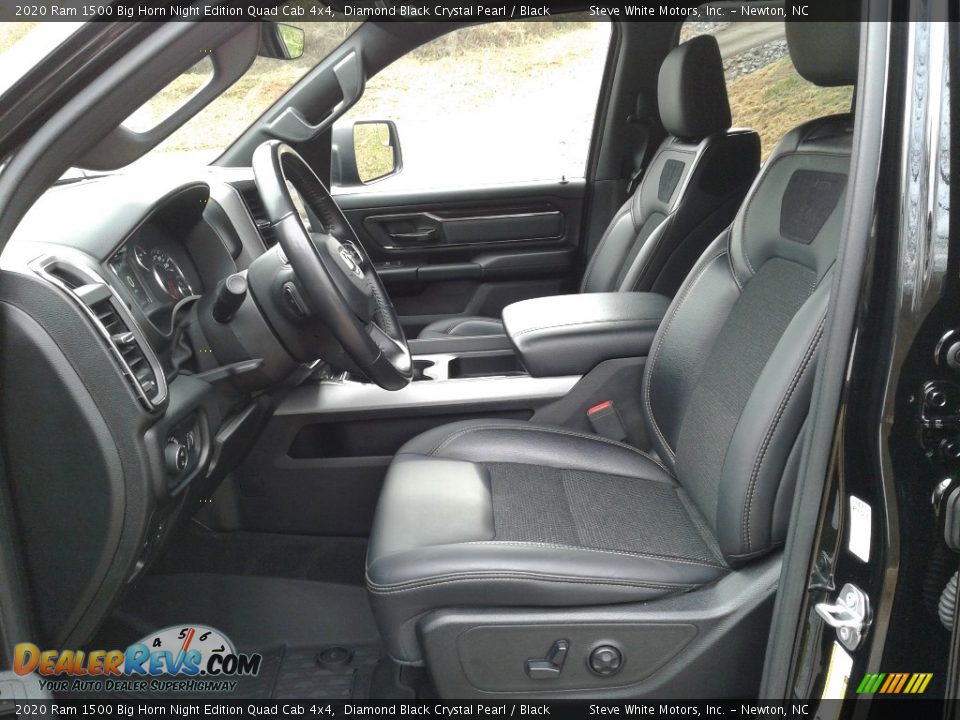 Front Seat of 2020 Ram 1500 Big Horn Night Edition Quad Cab 4x4 Photo #13