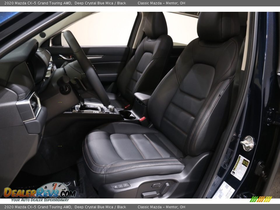 2020 Mazda CX-5 Grand Touring AWD Deep Crystal Blue Mica / Black Photo #5
