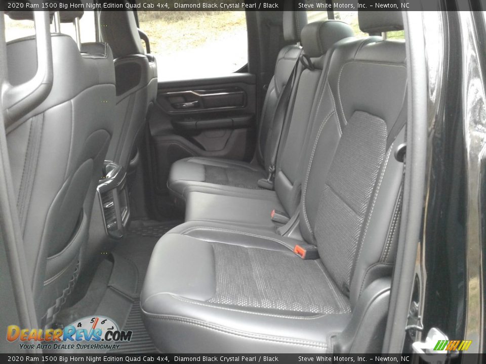 Rear Seat of 2020 Ram 1500 Big Horn Night Edition Quad Cab 4x4 Photo #16