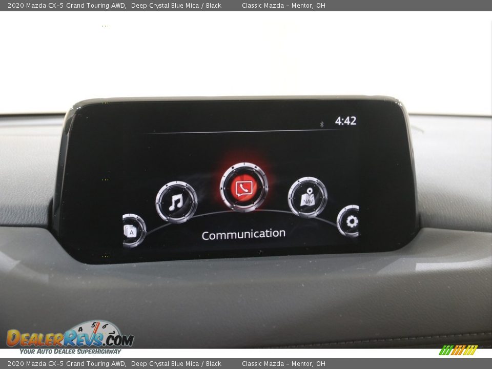 2020 Mazda CX-5 Grand Touring AWD Deep Crystal Blue Mica / Black Photo #10