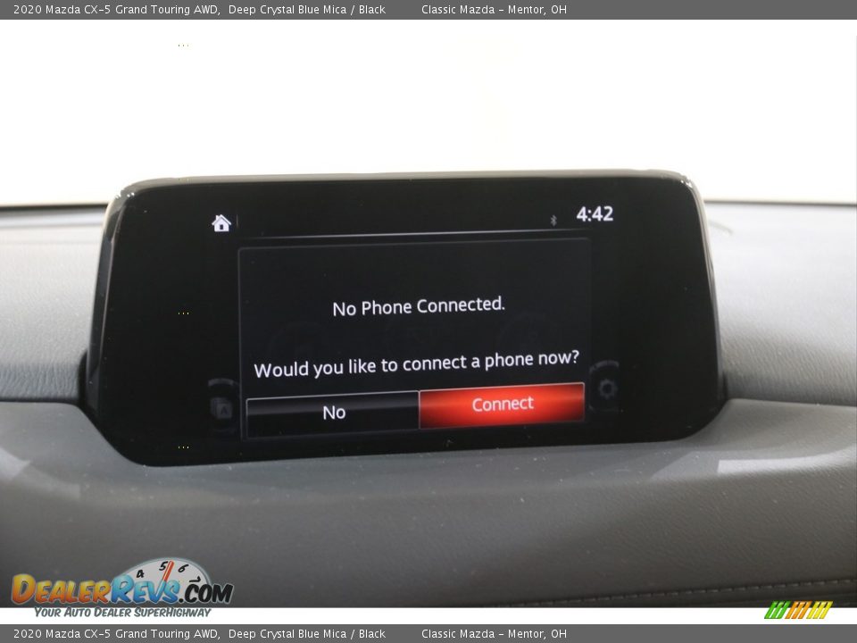 2020 Mazda CX-5 Grand Touring AWD Deep Crystal Blue Mica / Black Photo #11
