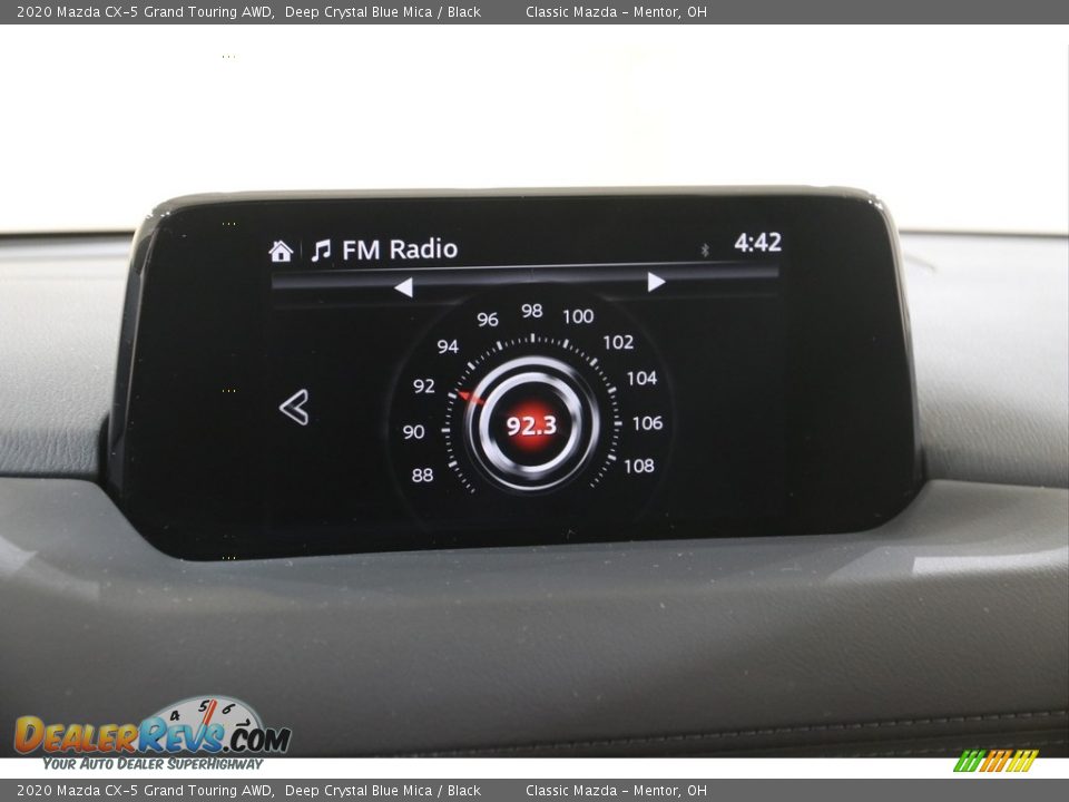 2020 Mazda CX-5 Grand Touring AWD Deep Crystal Blue Mica / Black Photo #12