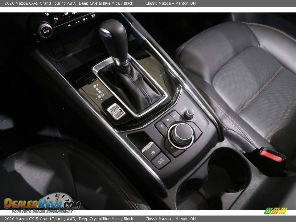 2020 Mazda CX-5 Grand Touring AWD Deep Crystal Blue Mica / Black Photo #14
