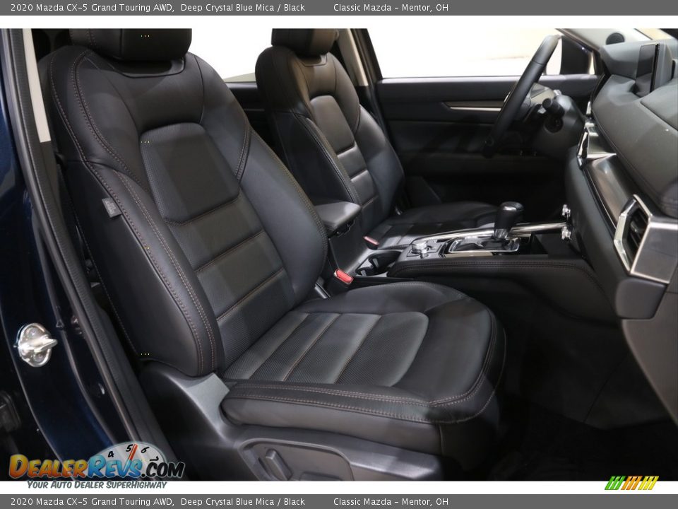 2020 Mazda CX-5 Grand Touring AWD Deep Crystal Blue Mica / Black Photo #15