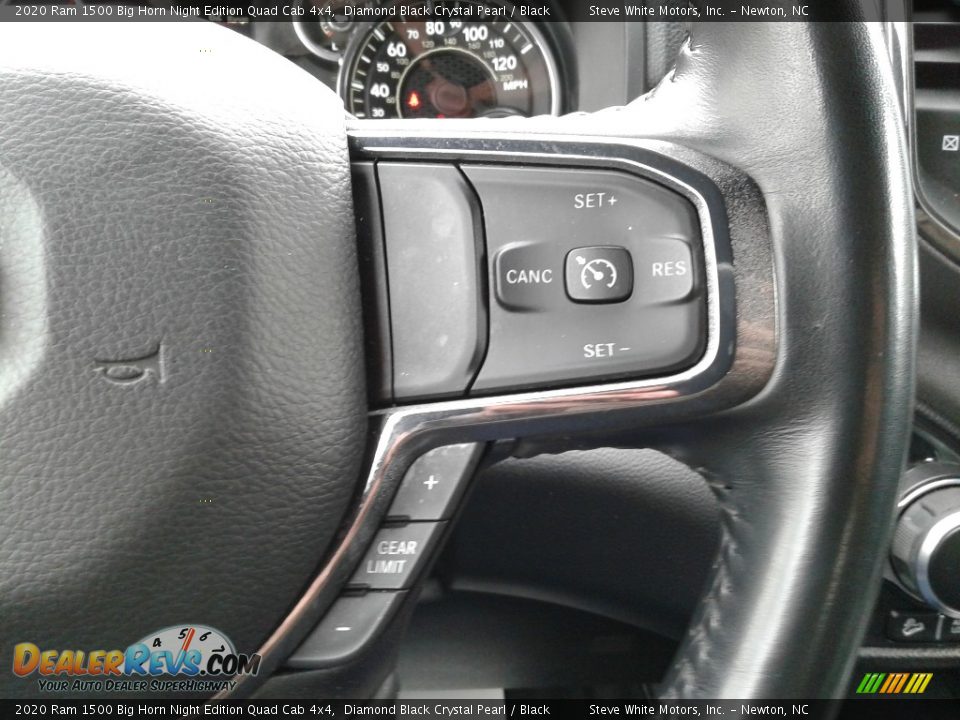 2020 Ram 1500 Big Horn Night Edition Quad Cab 4x4 Steering Wheel Photo #22