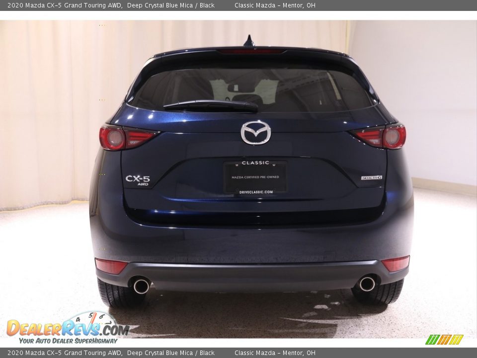 2020 Mazda CX-5 Grand Touring AWD Deep Crystal Blue Mica / Black Photo #18
