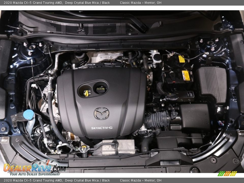 2020 Mazda CX-5 Grand Touring AWD Deep Crystal Blue Mica / Black Photo #19