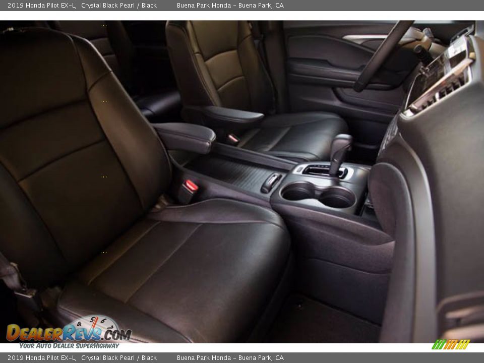 2019 Honda Pilot EX-L Crystal Black Pearl / Black Photo #29