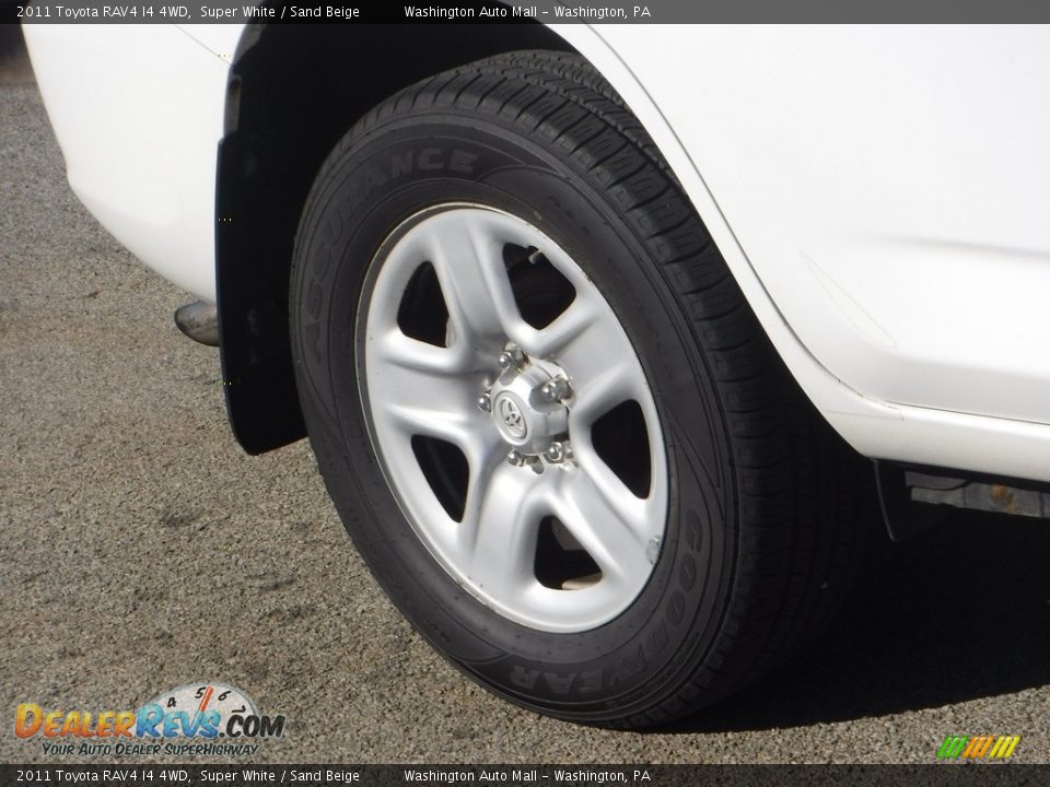 2011 Toyota RAV4 I4 4WD Super White / Sand Beige Photo #6