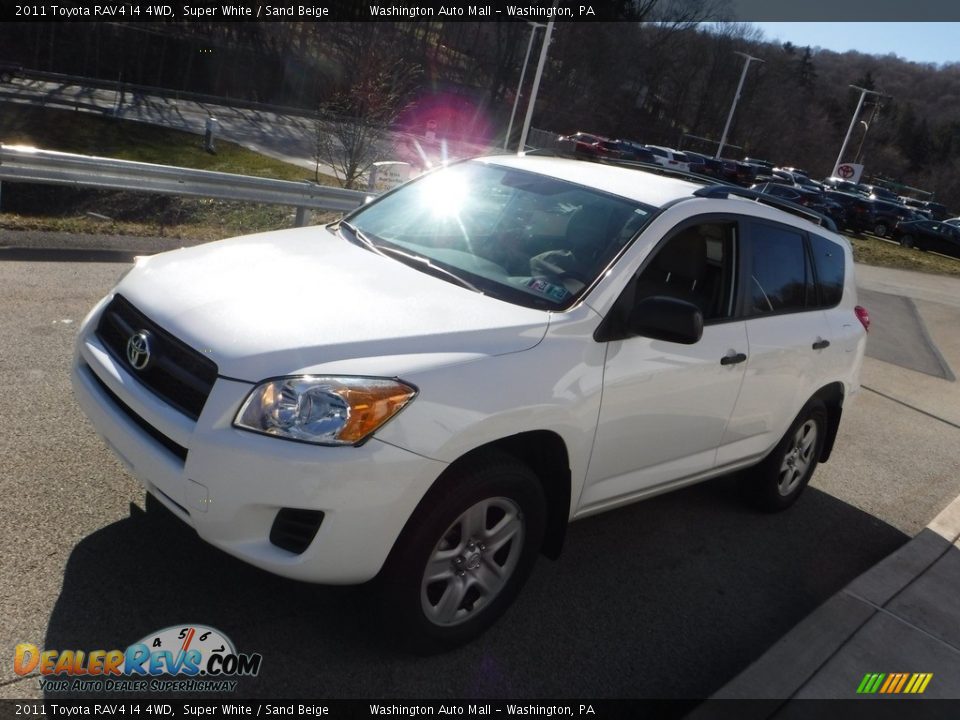 2011 Toyota RAV4 I4 4WD Super White / Sand Beige Photo #9