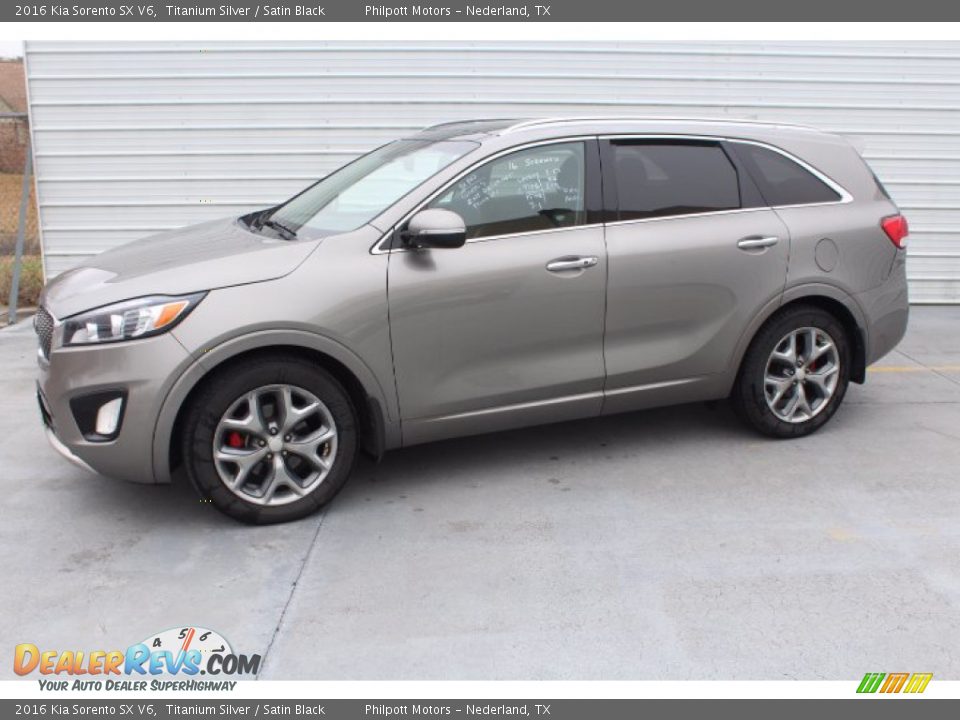 Titanium Silver 2016 Kia Sorento SX V6 Photo #5