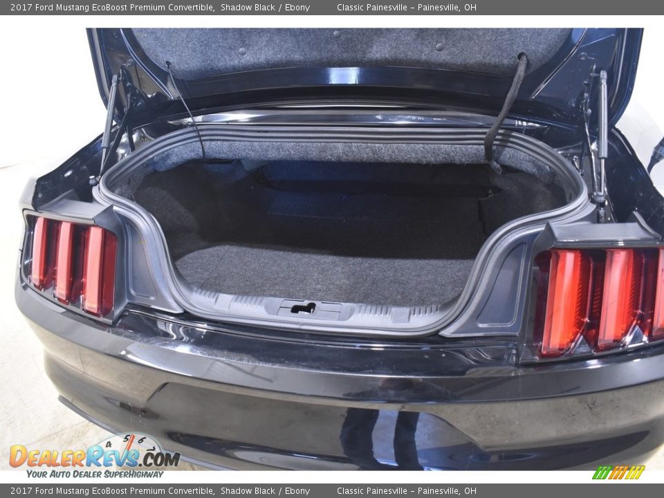 2017 Ford Mustang EcoBoost Premium Convertible Shadow Black / Ebony Photo #13