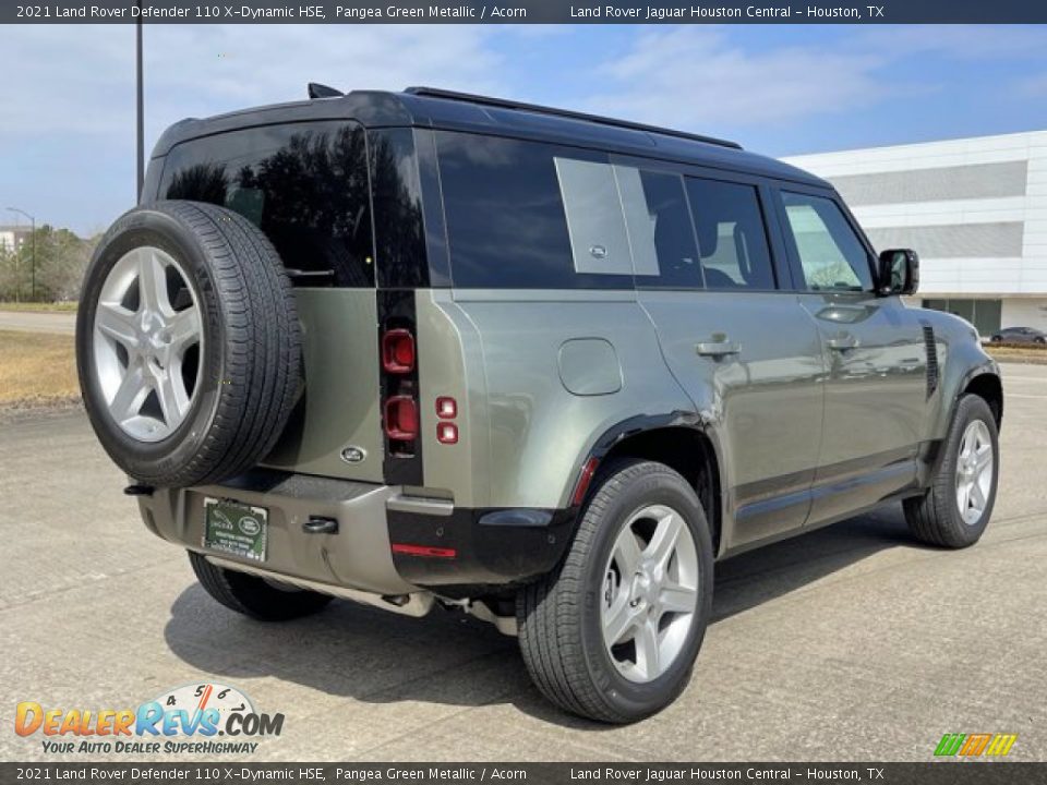 2021 Land Rover Defender 110 X-Dynamic HSE Pangea Green Metallic / Acorn Photo #3