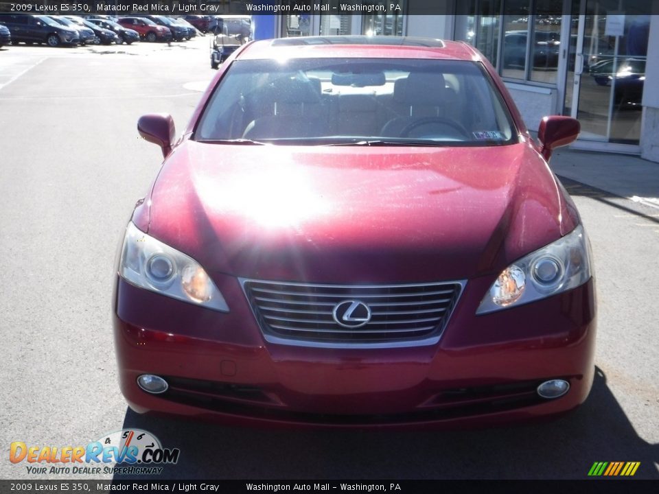 2009 Lexus ES 350 Matador Red Mica / Light Gray Photo #5