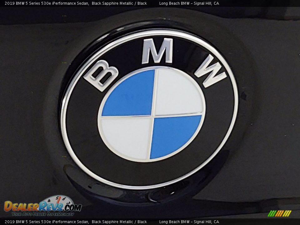 2019 BMW 5 Series 530e iPerformance Sedan Black Sapphire Metallic / Black Photo #10