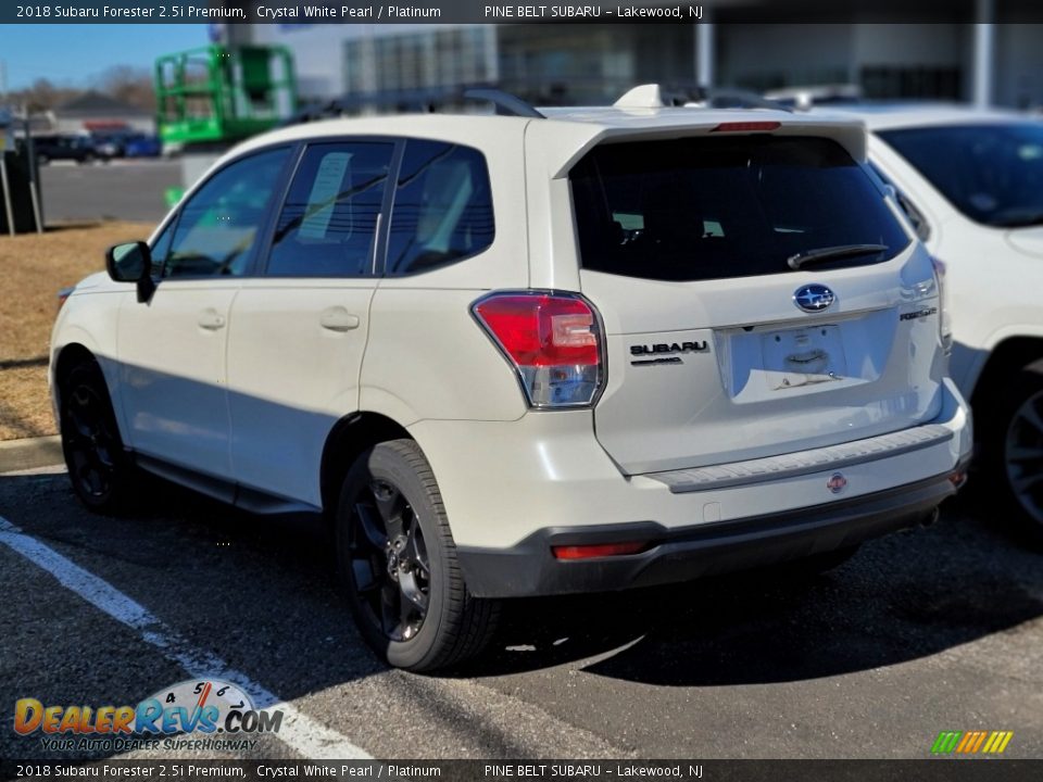 2018 Subaru Forester 2.5i Premium Crystal White Pearl / Platinum Photo #4