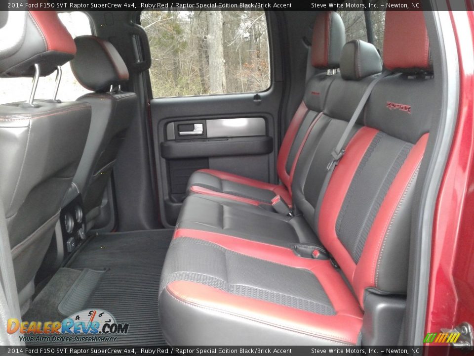 2014 Ford F150 SVT Raptor SuperCrew 4x4 Ruby Red / Raptor Special Edition Black/Brick Accent Photo #16