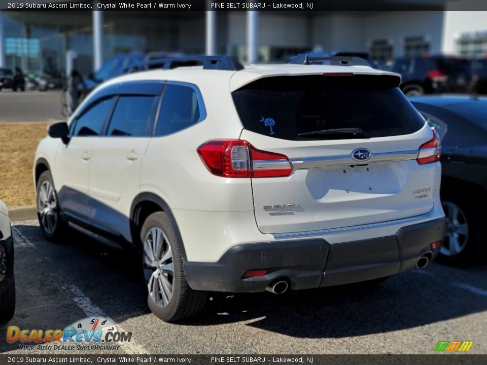 2019 Subaru Ascent Limited Crystal White Pearl / Warm Ivory Photo #4