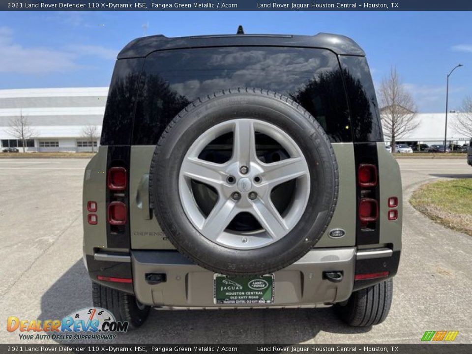 2021 Land Rover Defender 110 X-Dynamic HSE Pangea Green Metallic / Acorn Photo #9