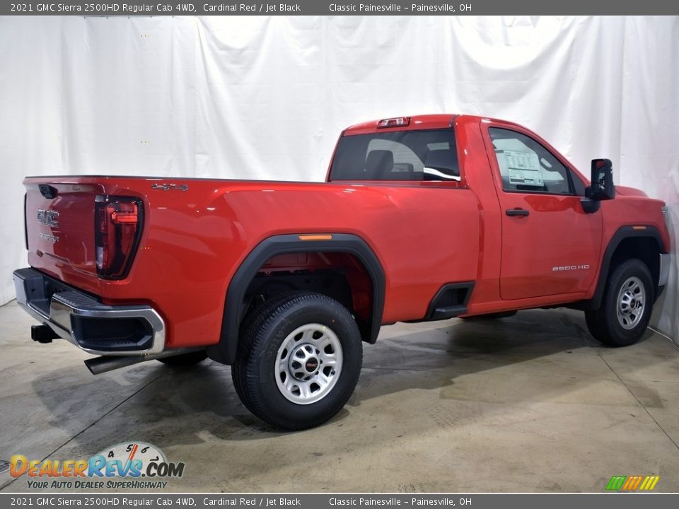 2021 GMC Sierra 2500HD Regular Cab 4WD Cardinal Red / Jet Black Photo #2