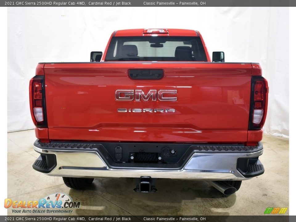 2021 GMC Sierra 2500HD Regular Cab 4WD Cardinal Red / Jet Black Photo #3