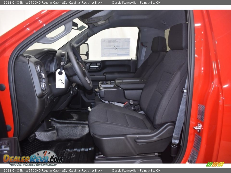 2021 GMC Sierra 2500HD Regular Cab 4WD Cardinal Red / Jet Black Photo #6