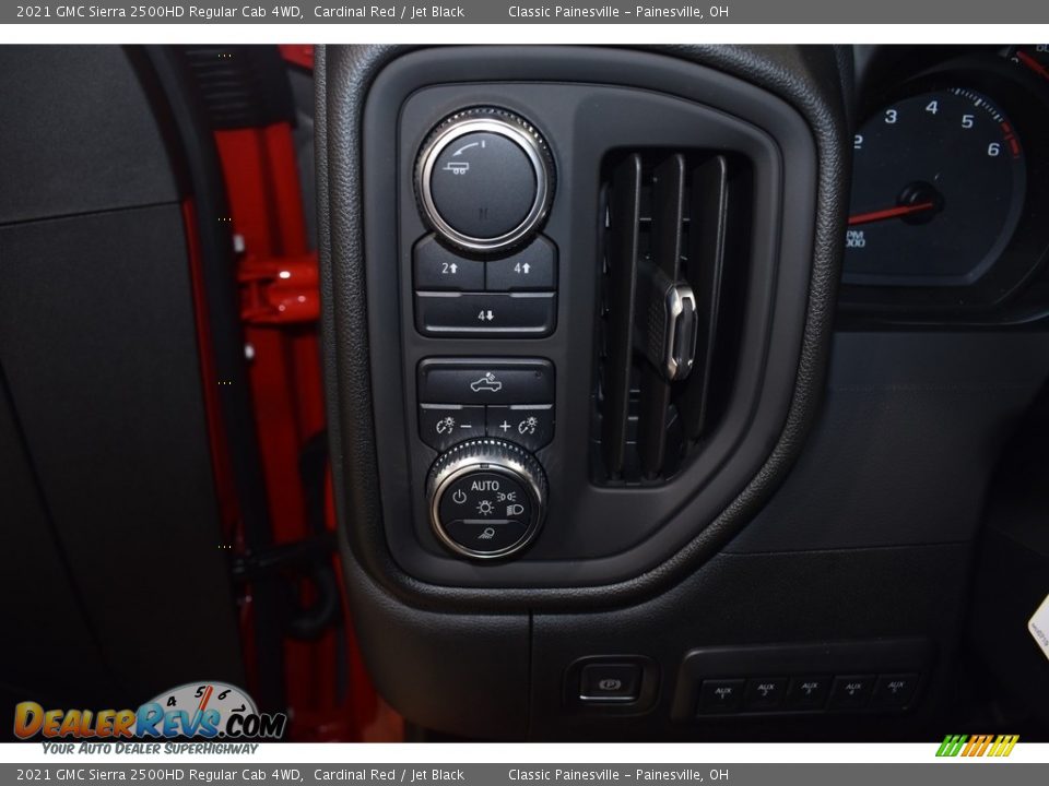 2021 GMC Sierra 2500HD Regular Cab 4WD Cardinal Red / Jet Black Photo #8