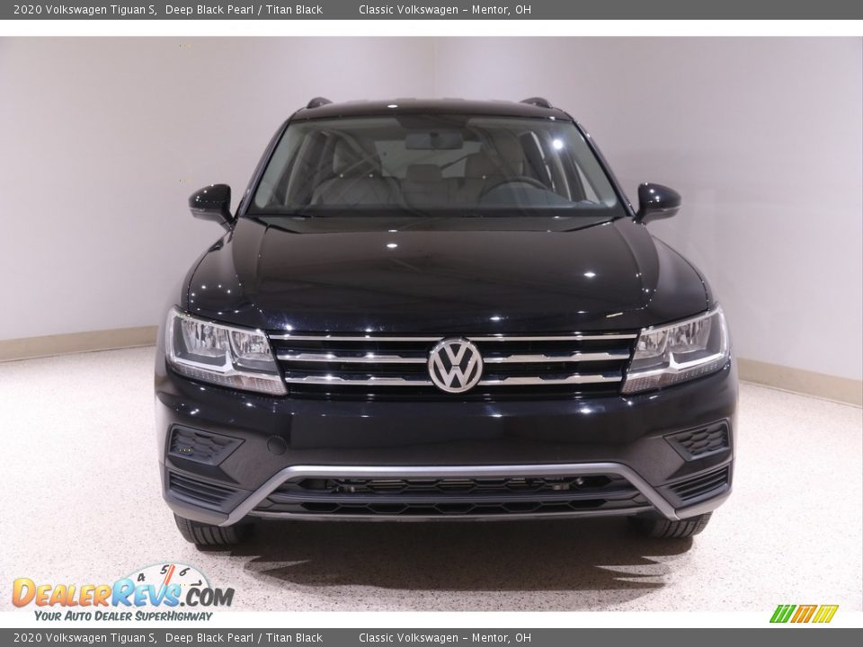 2020 Volkswagen Tiguan S Deep Black Pearl / Titan Black Photo #2