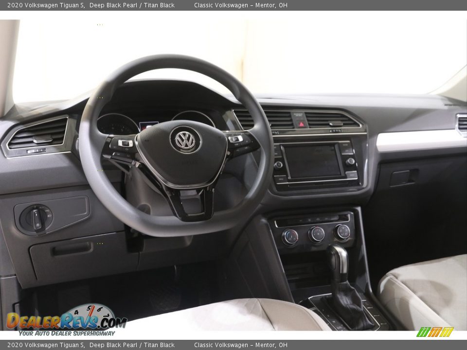2020 Volkswagen Tiguan S Deep Black Pearl / Titan Black Photo #6