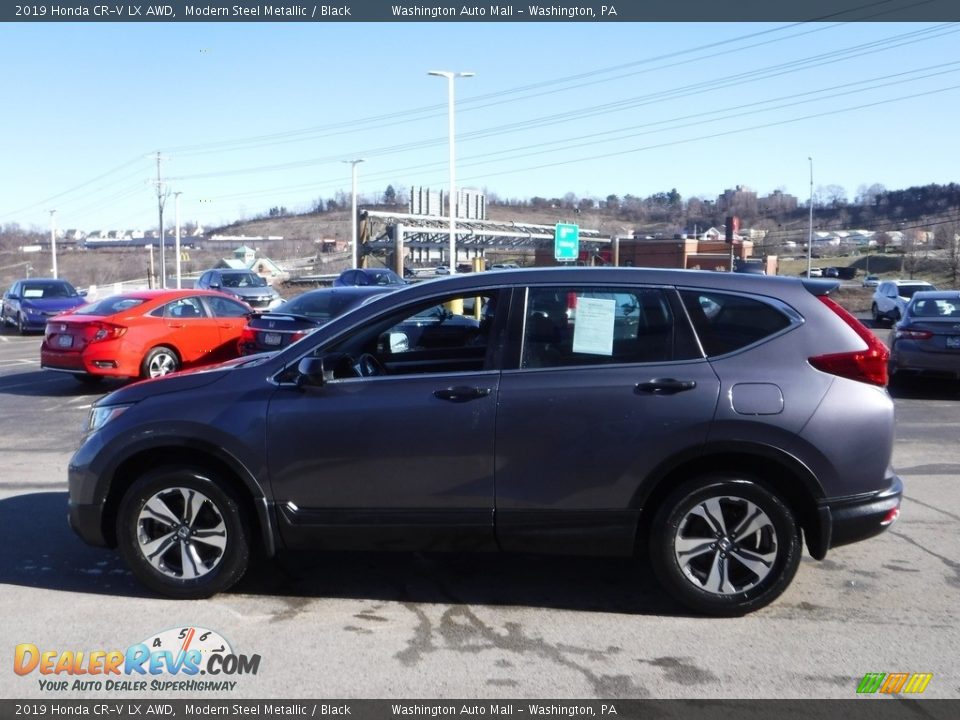 2019 Honda CR-V LX AWD Modern Steel Metallic / Black Photo #6